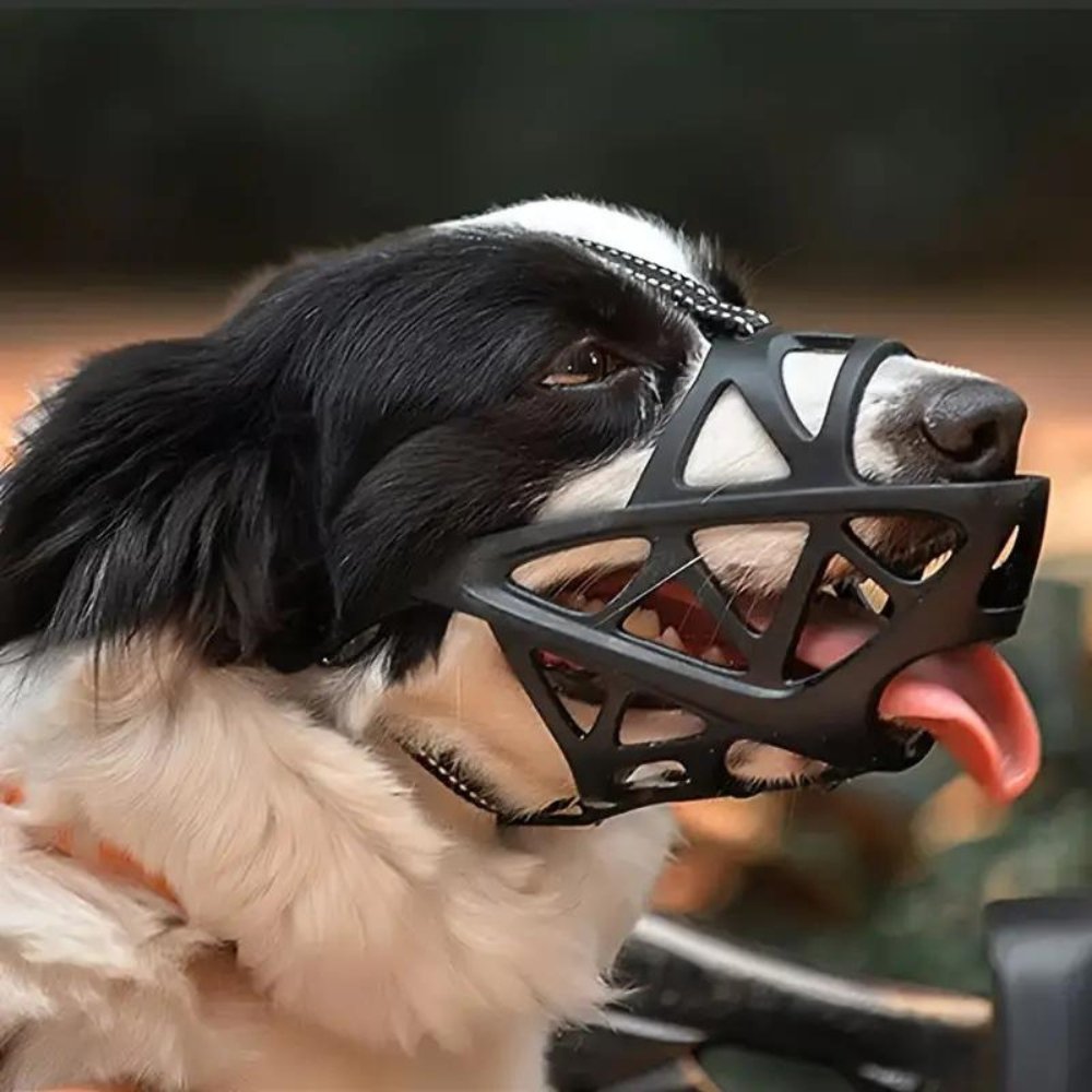 Hondensnuit Verstelbare Ademende Muilkorf voor Honden Anti-Bijten en Anti-Blaffen Oplossing Veilige Comfortabele Hondenmuilkorf Geschikt voor Middel Grote Honden | Sulvida