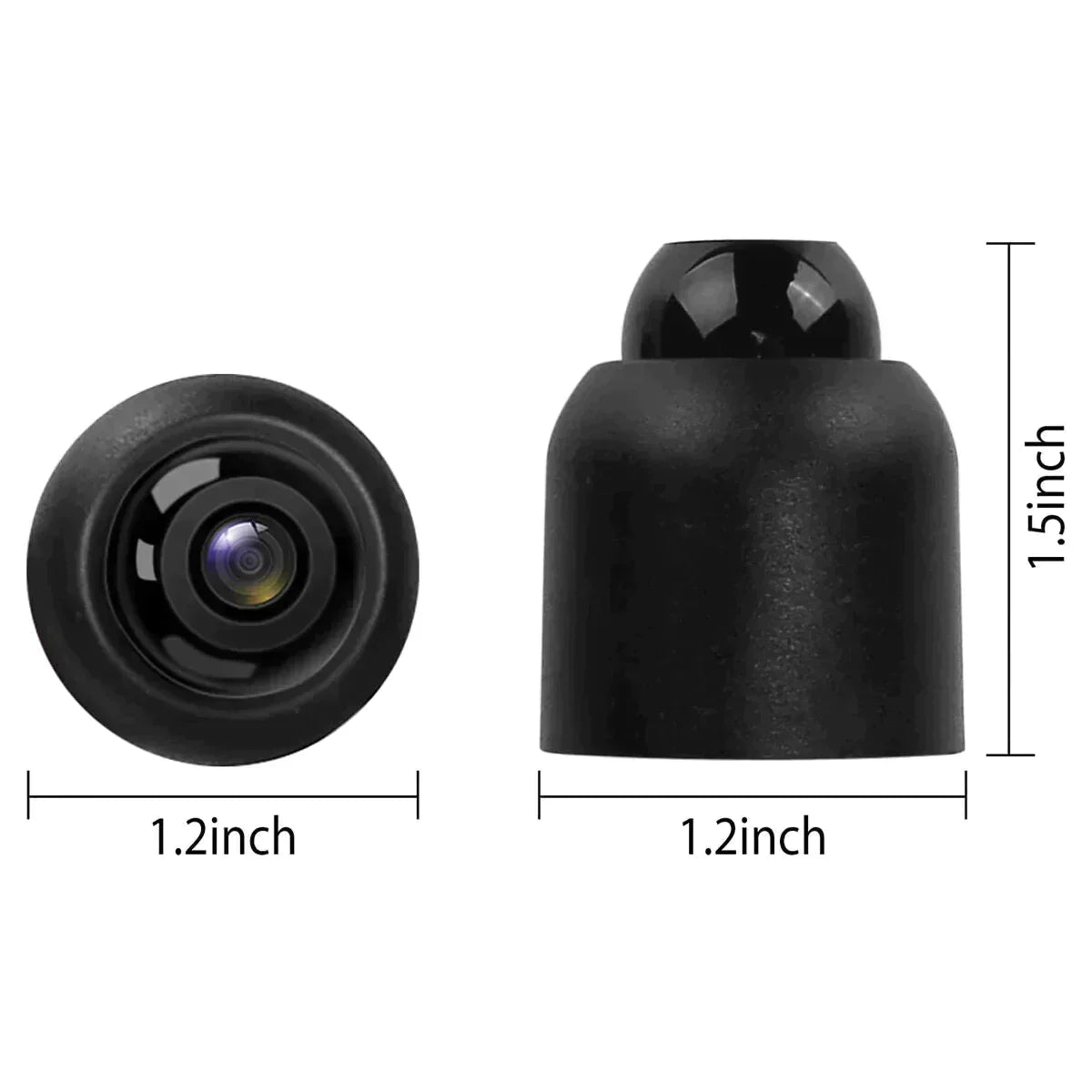 Caméra de sécurité WiFi compacte – Full HD 1080p avec objectif grand angle 120°, vision nocturne, détecteur de mouvement et audio bidirectionnel pour surveillance mondiale | Sulvida