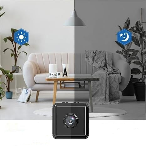 Caméra de sécurité mini WiFi sans fil 1080P – Surveillance intérieure et extérieure avec vision nocturne | Sulvida