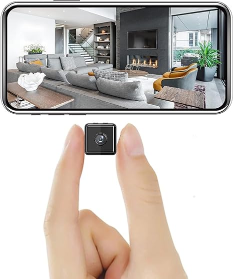 Caméra de sécurité mini WiFi sans fil 1080P – Surveillance intérieure et extérieure avec vision nocturne | Sulvida