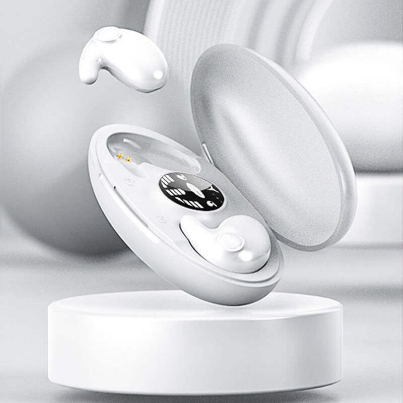 Écouteurs de sommeil sans fil IPX5 résistants à l’eau, légers, Bluetooth, pour dormir sur le côté, écouter de la musique et des podcasts | Sulvida