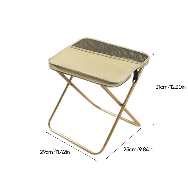 Tabouret de Camp Pliable avec Sac à Dos – Tabouret de Voyage Compact pour Randonnée, Pêche, Camping – Chaise Pliable Portable – Chaise Légère d’Extérieur pour Jardin | Sulvida