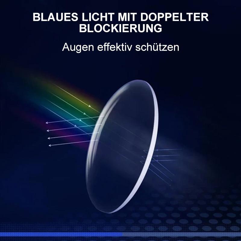 Lunettes de lecture pliables avec filtre anti-lumière bleue, monture ronde en titane, ultralégères et pliables, lunettes pour presbytie avec étui, de Plano à +4.0 | Sulvida