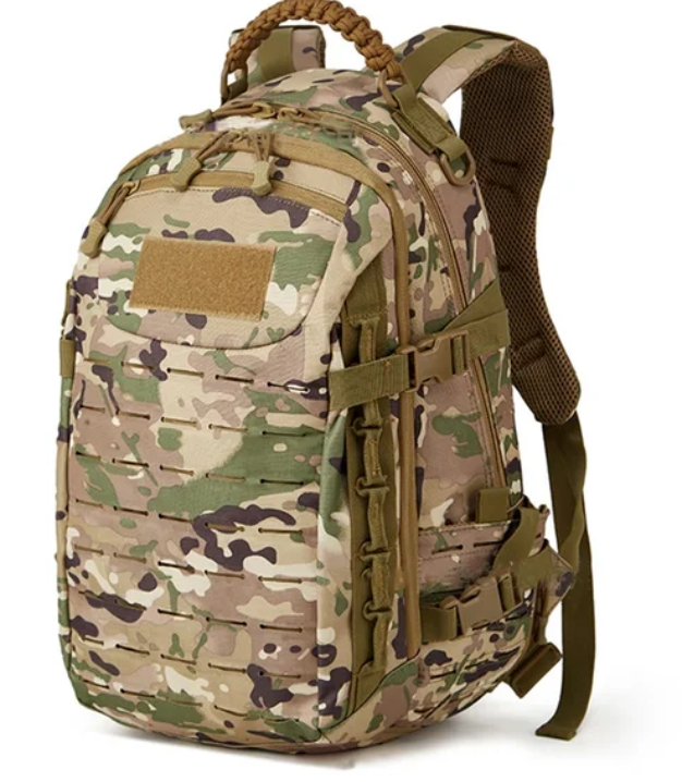 Sac à dos tactique militaire de 30L+ extensible, sac de survie de l’armée avec système MOLLE, en nylon Cordura 500D étanche, pour le camping, la randonnée et le bushcraft en plein air | Sulvida
