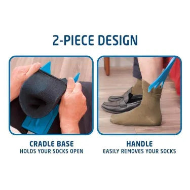 Kit d’aide à l’enfilage des chaussettes – Aide simple pour enfiler les chaussettes pour seniors et personnes à mobilité réduite | Sulvida