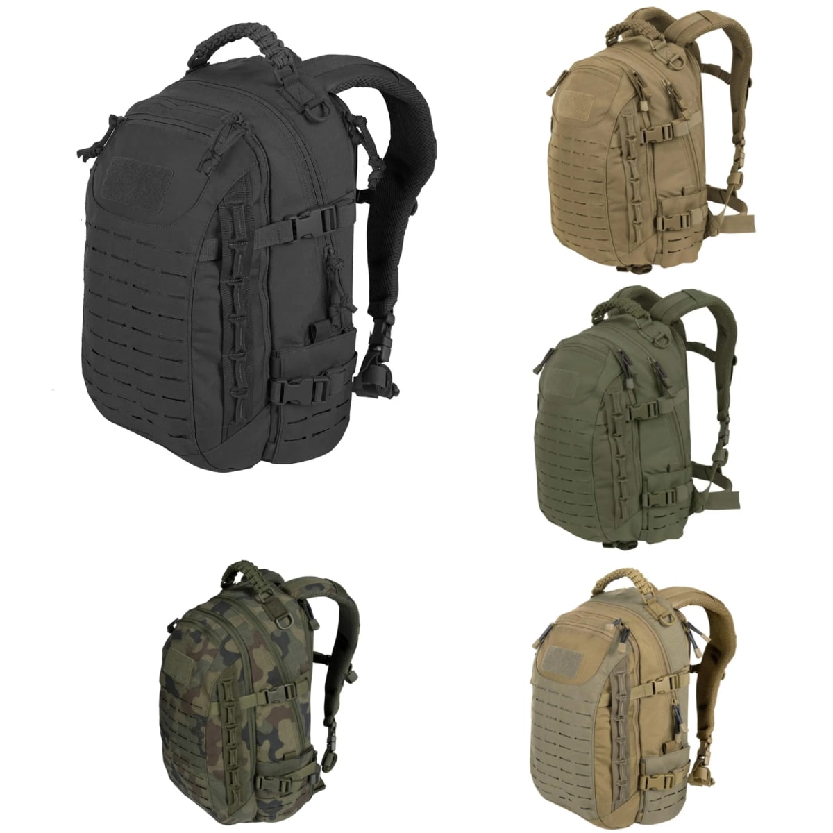 Sac à dos tactique militaire de 30L+ extensible, sac de survie de l’armée avec système MOLLE, en nylon Cordura 500D étanche, pour le camping, la randonnée et le bushcraft en plein air | Sulvida