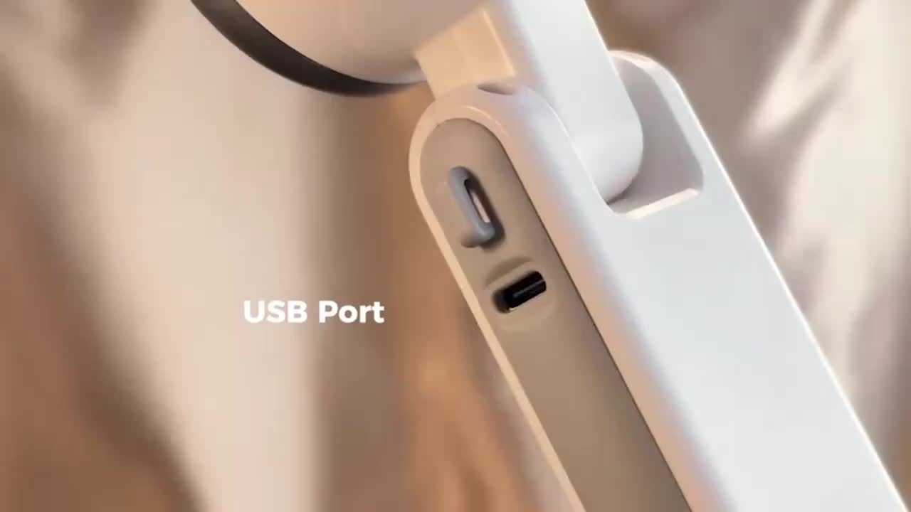 Mini ventilateur portable rechargeable – USB 3-en-1 avec 5 vitesses, à emporter partout | Sulvida