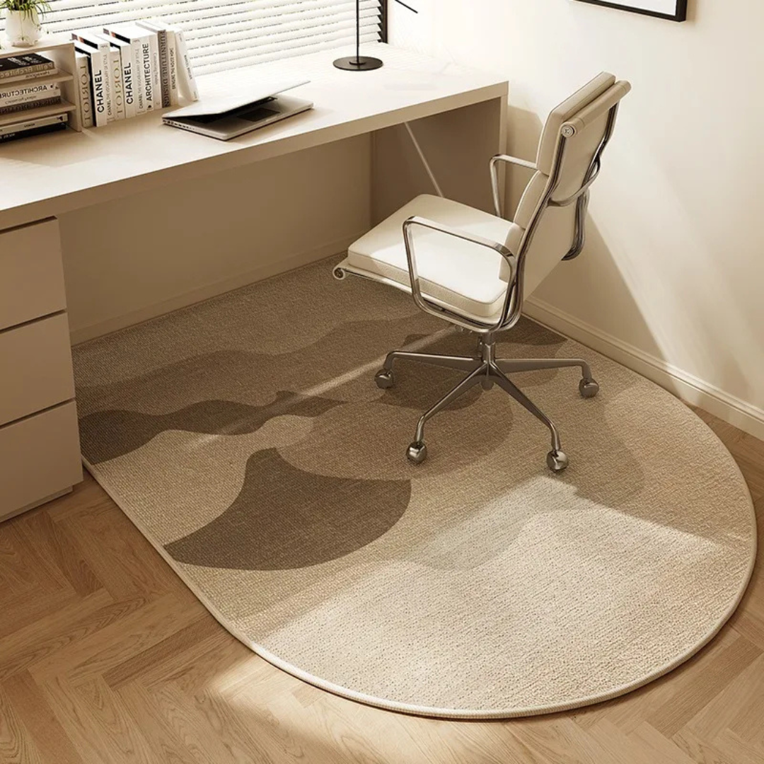 Tapis de chaise avec dessous antidérapant – Protège les sols contre les rayures et l’usure | Sulvida