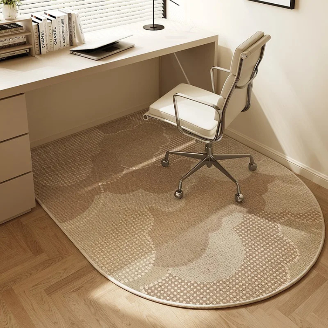 Tapis de chaise avec dessous antidérapant – Protège les sols contre les rayures et l’usure | Sulvida