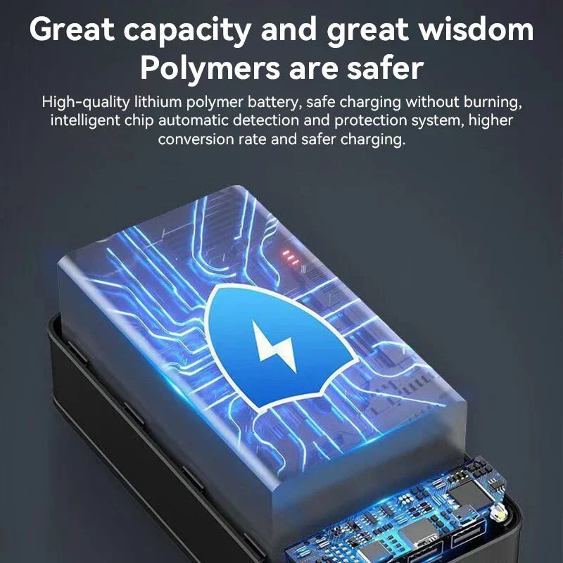 Batterie externe mobile 50000 mAh – Chargeur puissant à emporter partout | Sulvida