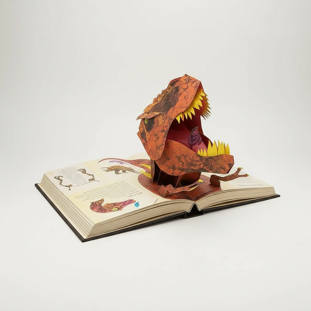 Livre Pop-up 3D avec Dinosaures pour Enfants – Livre Interactif avec Scènes Pop-up – Cadeau Éducatif pour Amateurs de Dinosaures | Sulvida