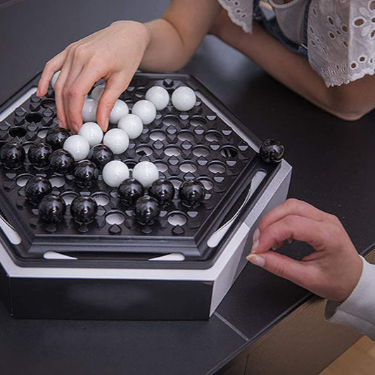 Jeu de billes stratégique – Apprenez à anticiper et à planifier | Jeu de plateau en bois pour 2 joueurs | Sulvida