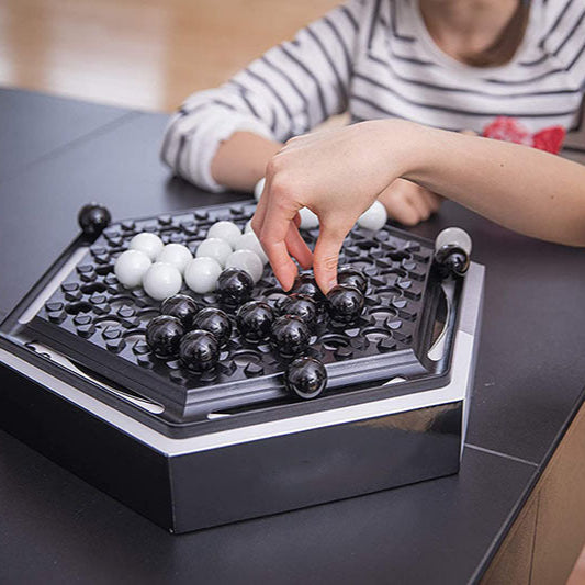 Jeu de billes stratégique – Apprenez à anticiper et à planifier | Jeu de plateau en bois pour 2 joueurs | Sulvida