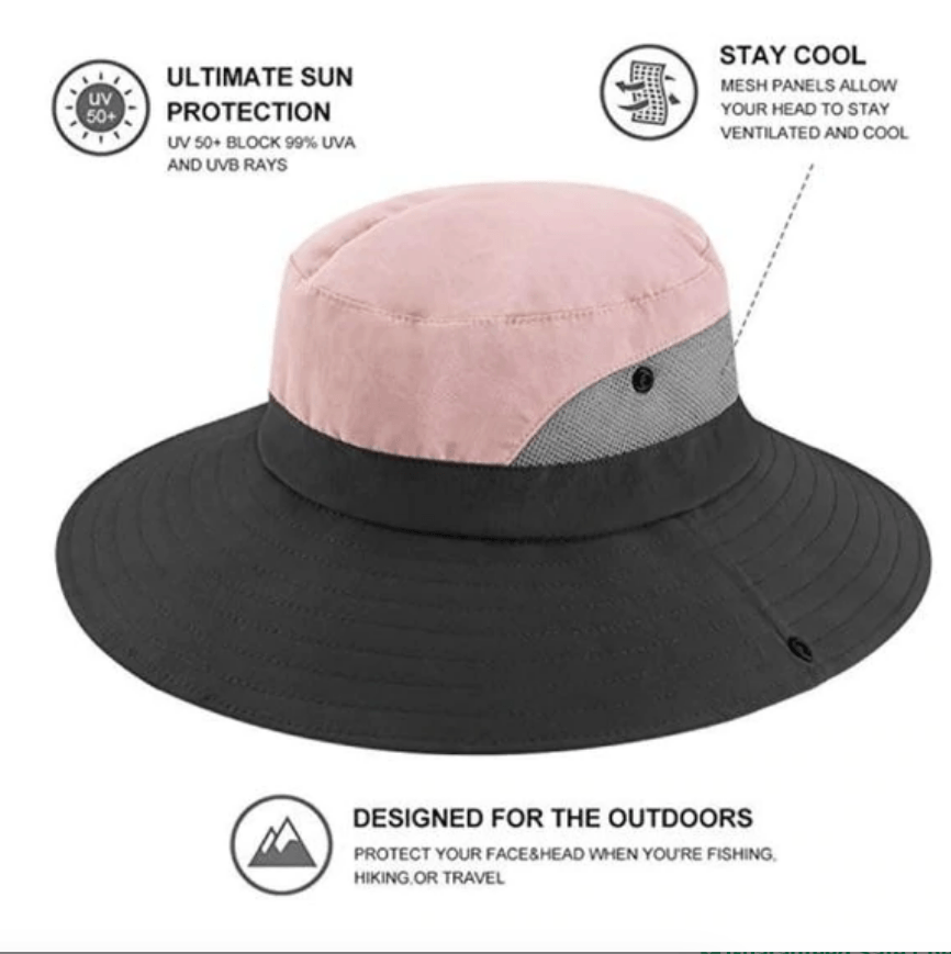 Opvouwbare Zonnehoed met UV-Bescherming — Verstelbaar 56-60 cm — Unisex | Sulvida