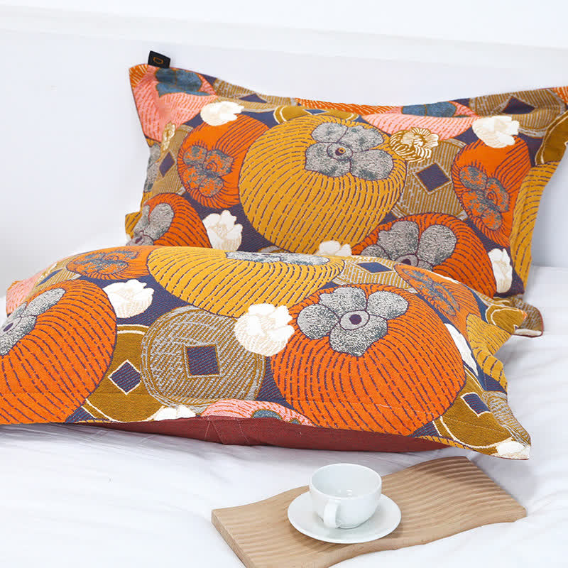Couette matelassée en gaze de coton rayée, double face et réversible, couverture ou drap d’été respirant et léger pour lit double ou king size | Sulvida