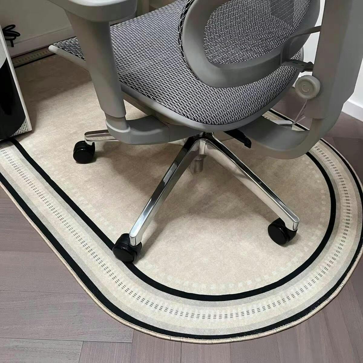 Tapis de chaise avec dessous antidérapant – Protège les sols contre les rayures et l’usure | Sulvida