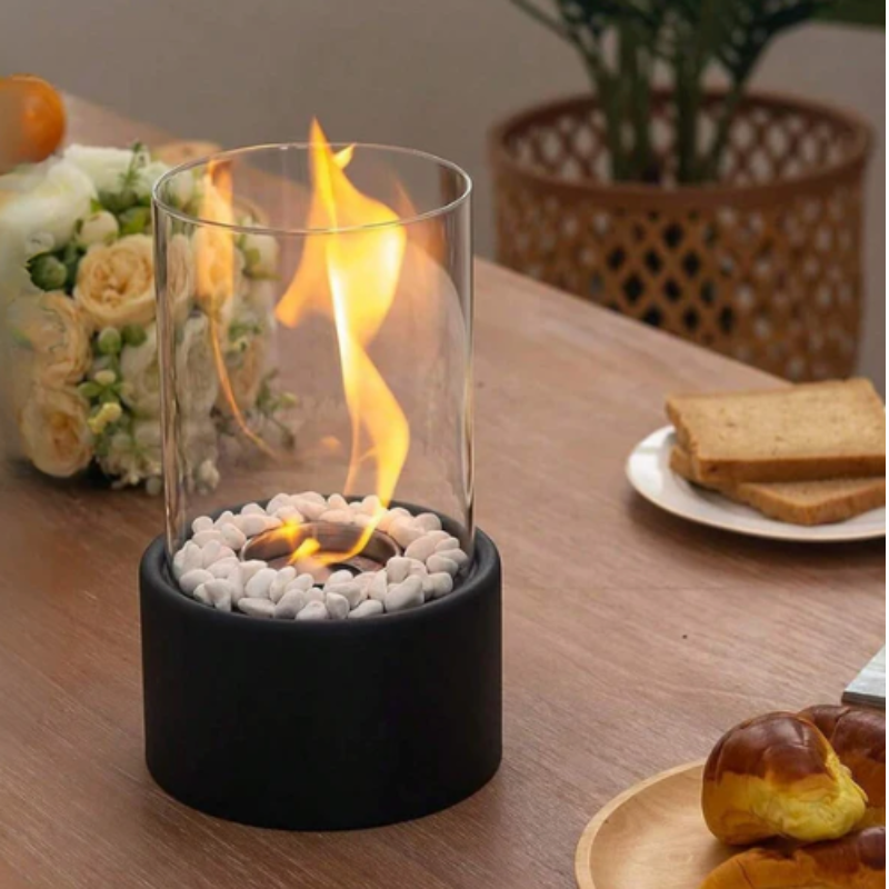 Elegante Klassieke Olielamp met Veilige Vlam voor Sfeervolle Avonden – Tijdloos Windlicht met Ethanol of Lampolie Ideaal voor Romantische Eetkamer Tafel Decoratie | Sulvida