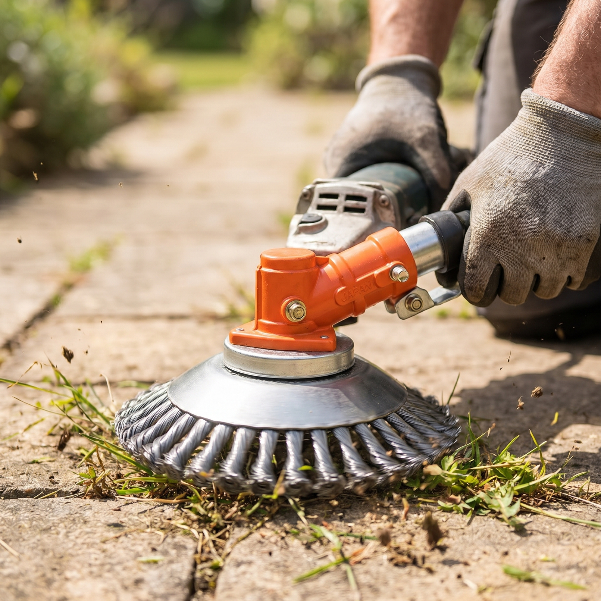 Tête de coupe-herbe avec fils en acier au carbone – Désherbage intensif pour coupe-herbes électriques | Sulvida