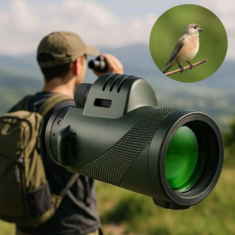 Monoculaire Ultra-Zoom Compact avec Lentille HD – Léger et Parfait pour Randonnée, Observation d’Oiseaux et Événements Sportifs | Sulvida