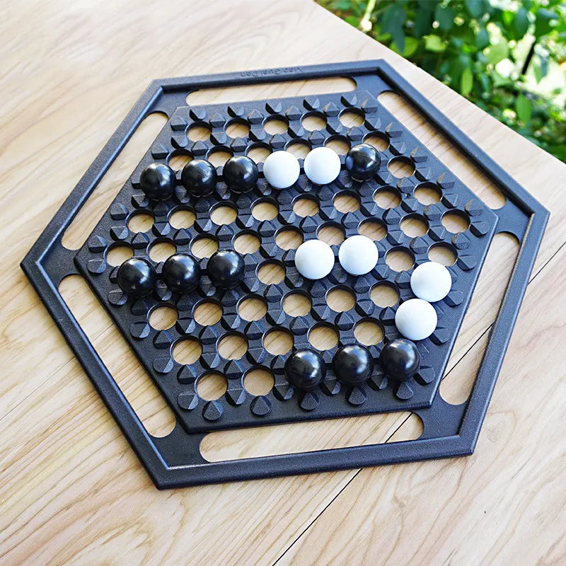 Jeu de billes stratégique – Apprenez à anticiper et à planifier | Jeu de plateau en bois pour 2 joueurs | Sulvida