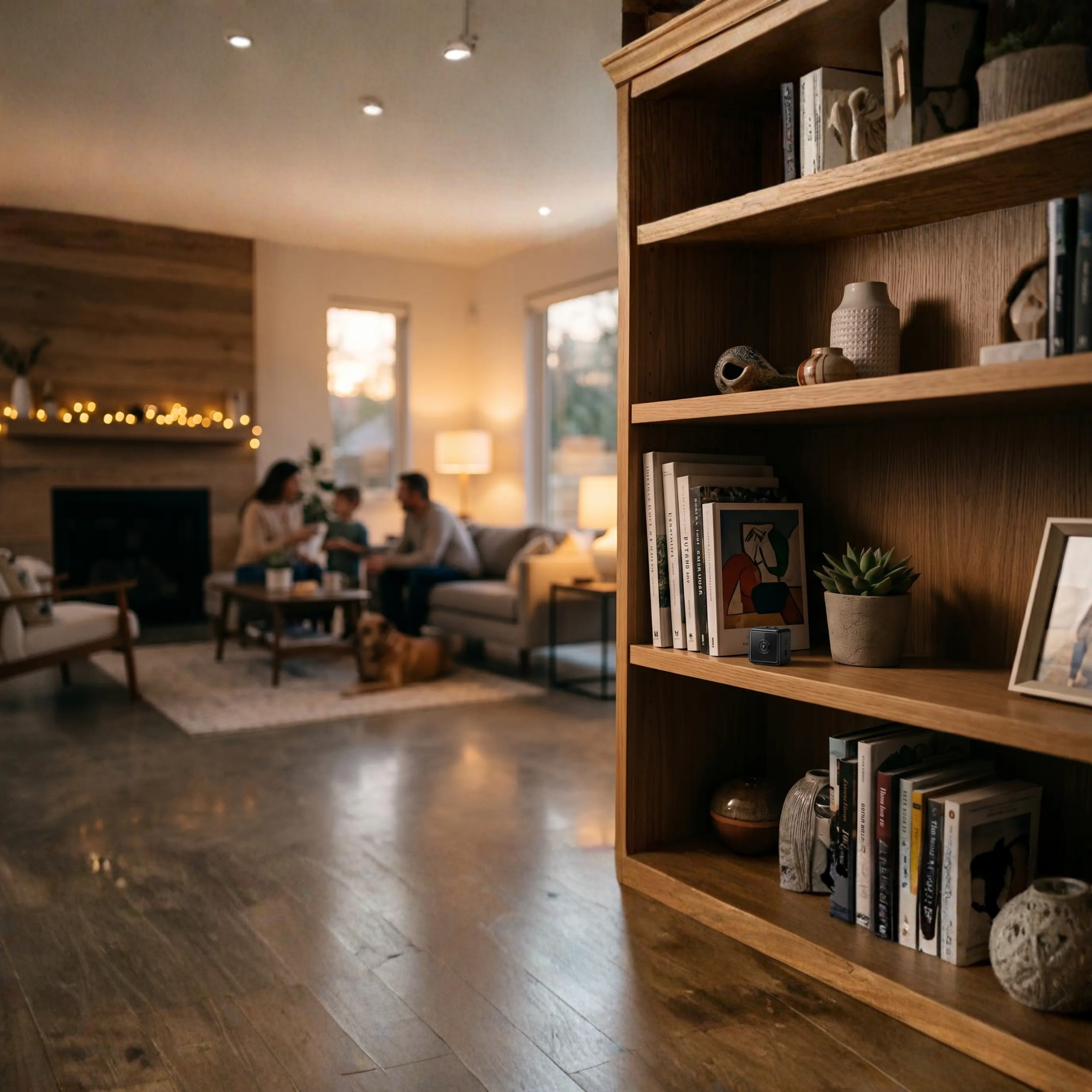 Caméra de Sécurité WiFi Sans Fil 1080P HD avec Détection de Mouvement et Vision Nocturne | Résistante aux Intempéries pour Intérieur et Extérieur | Contrôle par Application et Stockage Cloud | Mini Caméra IP pour Maison ou Bureau | Sulvida