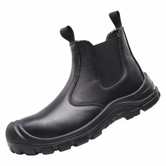 Bottes de travail orthopédiques avec soutien ergonomique – Bottes de sécurité avec embout en acier et semelle antidérapante pour un travail confortable en environnements exigeants | Sulvida