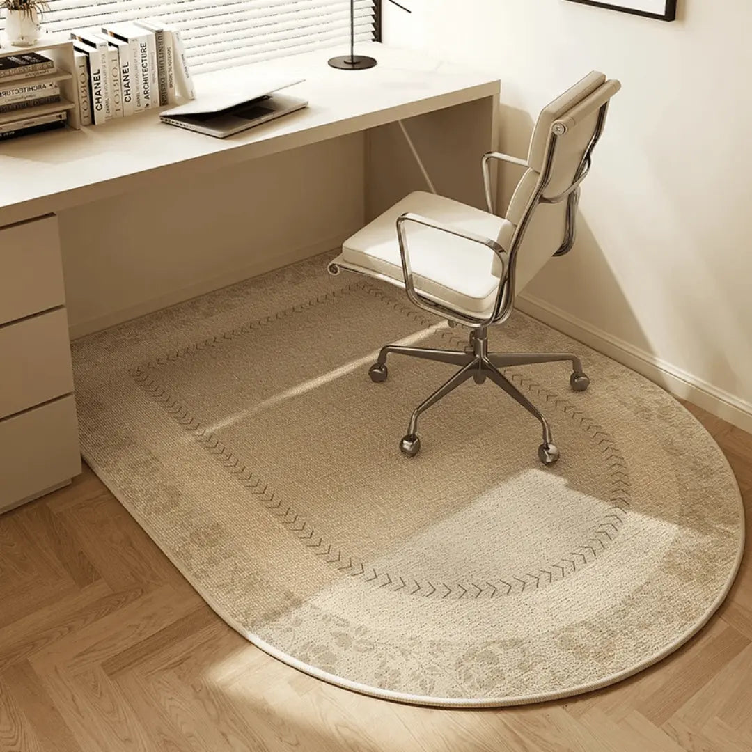Tapis de chaise avec dessous antidérapant – Protège les sols contre les rayures et l’usure | Sulvida