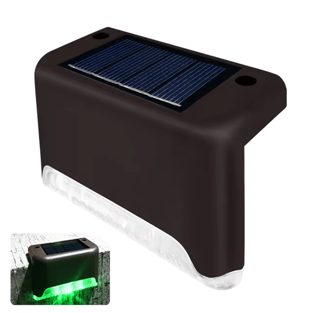 Lot de 5 lampes solaires LED pour allée, lumière blanc chaud, étanches, éclairage extérieur sans fil pour jardin, terrasse, entrée et chemin | Sulvida