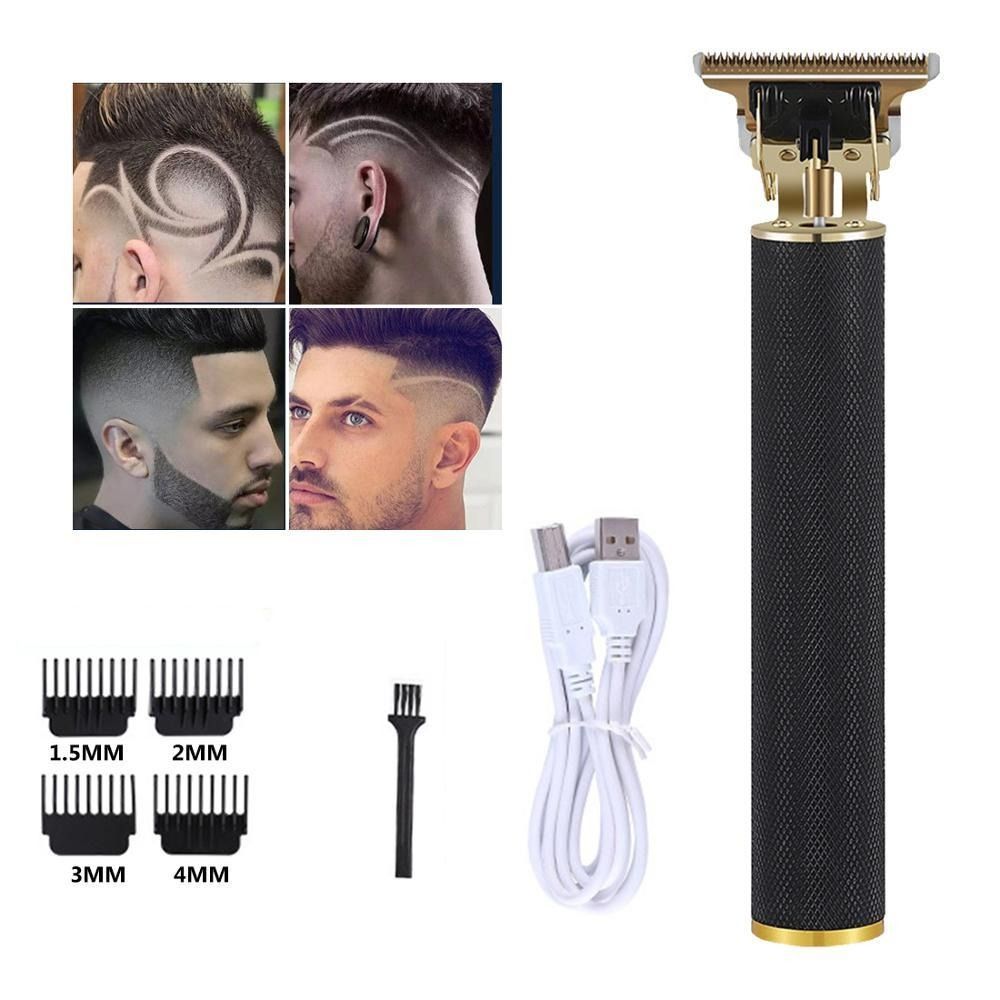 Tondeuse électrique avec lame en T pour entretien professionnel des cheveux et de la barbe | Rechargeable | Sulvida