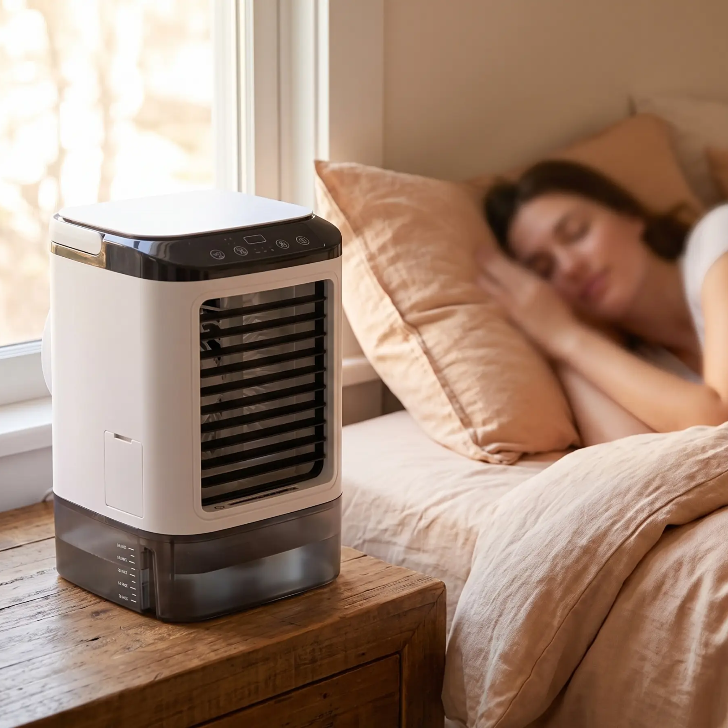 Refroidisseur d’Air Portable avec Technologie Ultrasonique et 3 Vitesses pour Maison et Bureau | Sulvida
