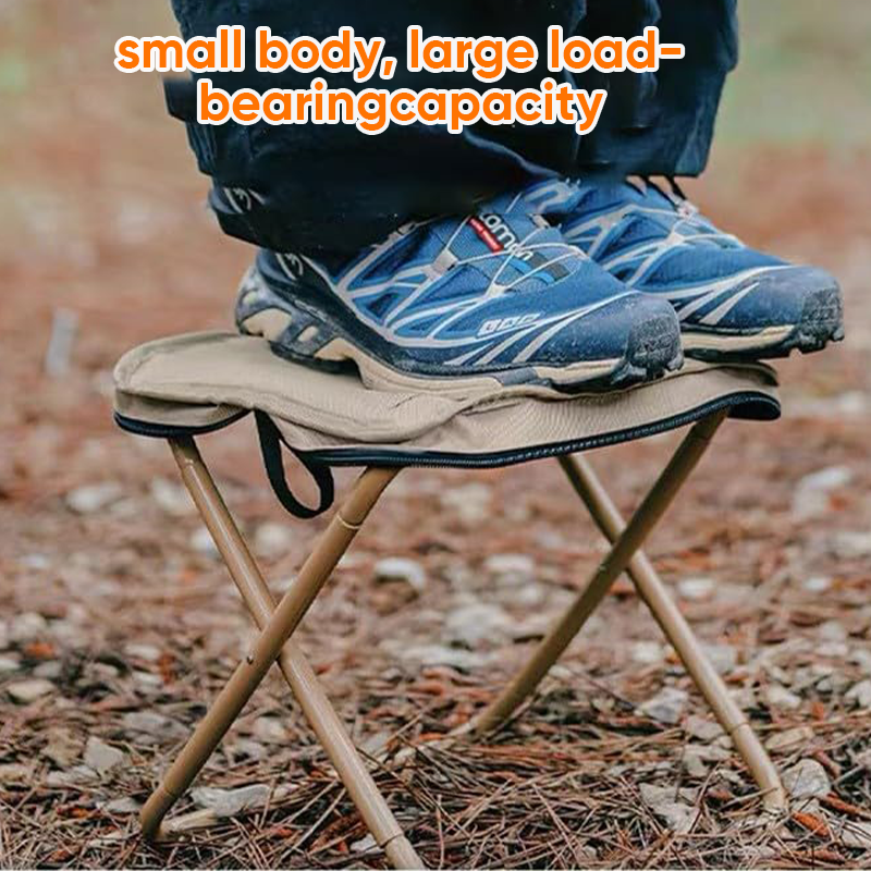 Tabouret de Camp Pliable avec Sac à Dos – Tabouret de Voyage Compact pour Randonnée, Pêche, Camping – Chaise Pliable Portable – Chaise Légère d’Extérieur pour Jardin | Sulvida