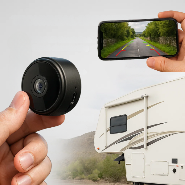 Caméra de recul HD sans fil pour camping-cars, camions et remorques avec vision nocturne | Sulvida