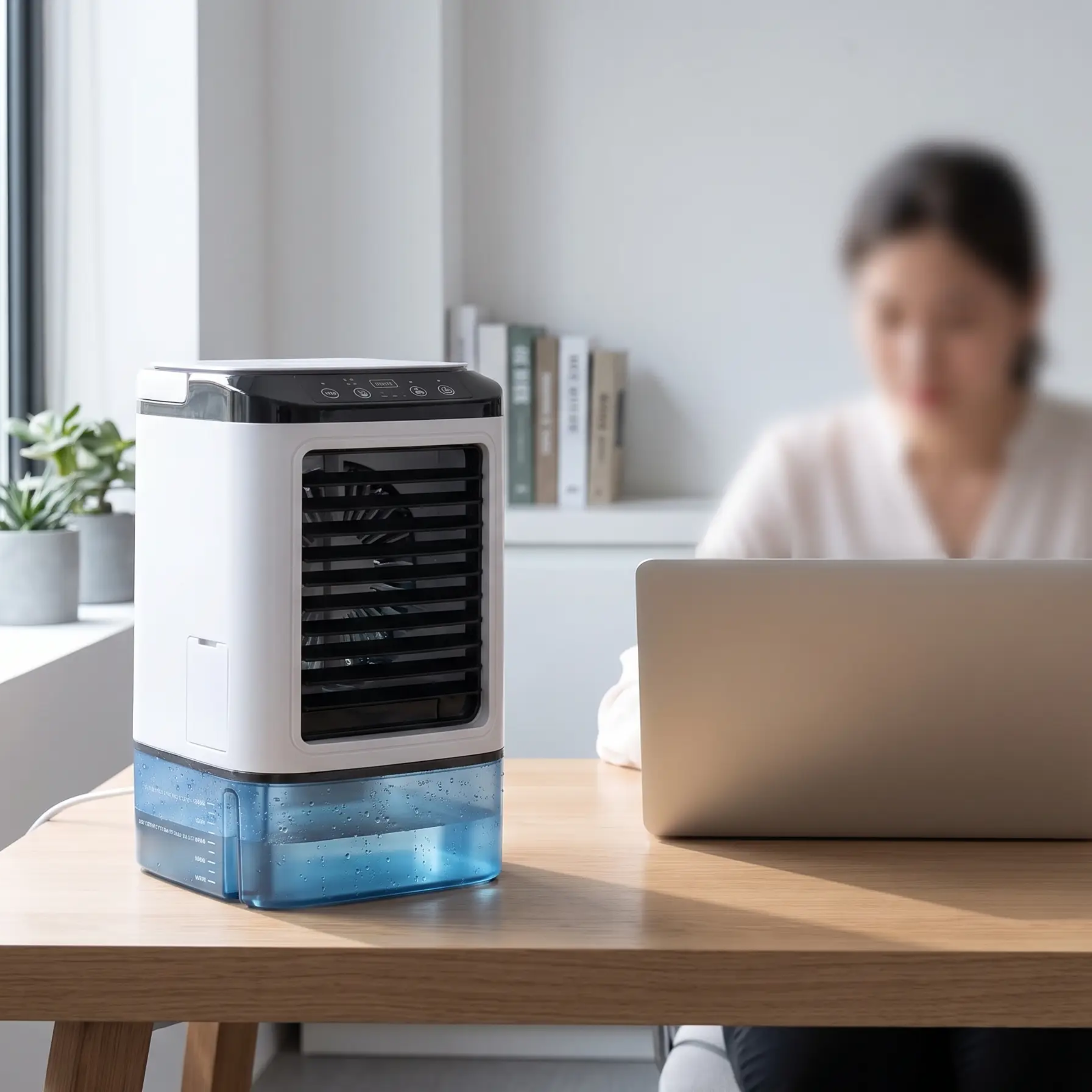 Refroidisseur d’Air Portable avec Technologie Ultrasonique et 3 Vitesses pour Maison et Bureau | Sulvida