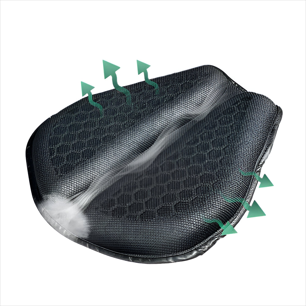 Coussin de selle pour moto pour les longs trajets – coussin confortable avec absorption des chocs et design antidérapant pour motards | Sulvida