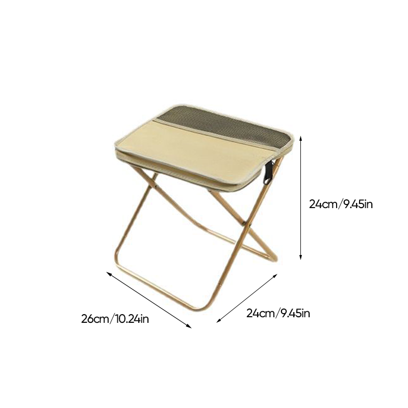 Tabouret de Camp Pliable avec Sac à Dos – Tabouret de Voyage Compact pour Randonnée, Pêche, Camping – Chaise Pliable Portable – Chaise Légère d’Extérieur pour Jardin | Sulvida