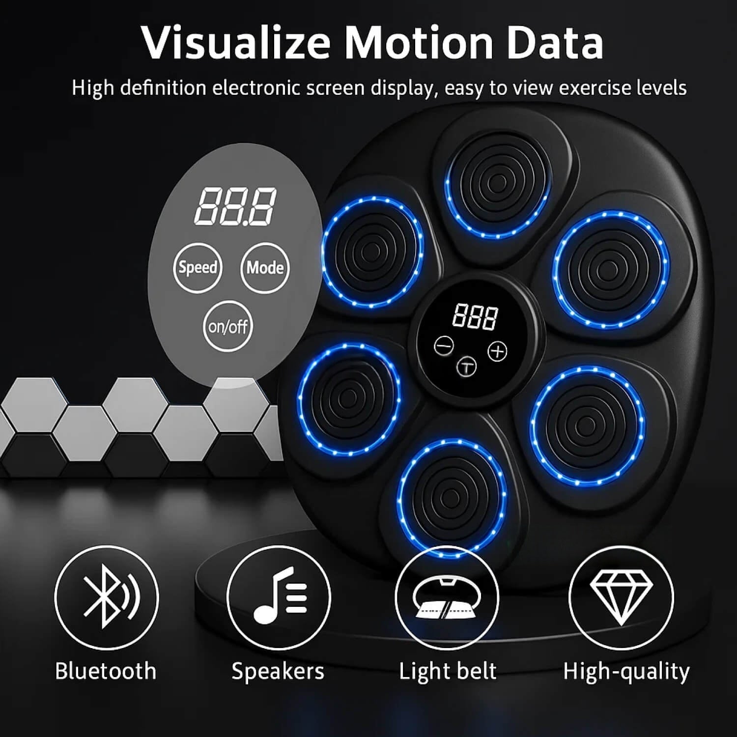 Entraîneur de boxe musical avec fonction cible — Coach fitness interactif pour la maison | Sulvida