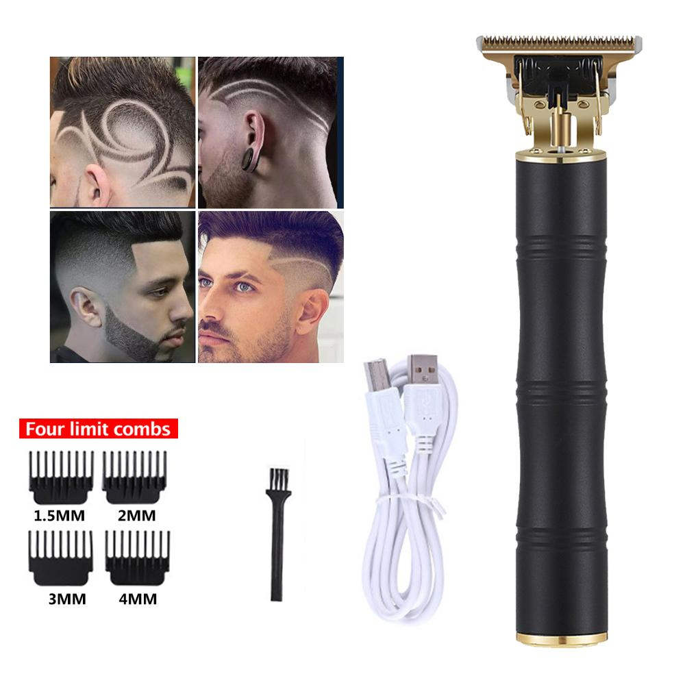 Tondeuse électrique avec lame en T pour entretien professionnel des cheveux et de la barbe | Rechargeable | Sulvida