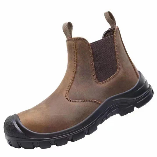 Bottes de travail orthopédiques avec soutien ergonomique – Bottes de sécurité avec embout en acier et semelle antidérapante pour un travail confortable en environnements exigeants | Sulvida