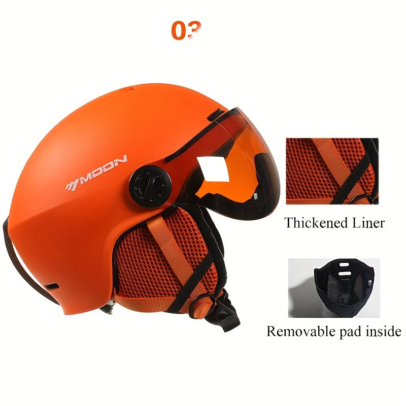 Casque de ski avec ajustement réglable et pièces amovibles – Sécurité pour les sports d'hiver | Sulvida
