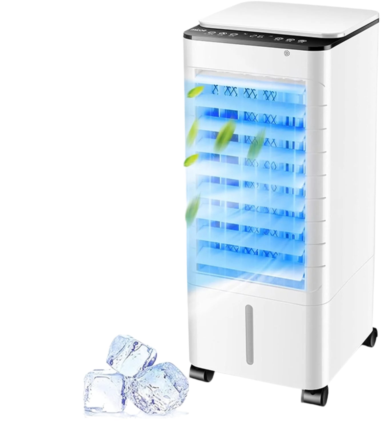 Rafraîchisseur d’air mobile 3-en-1 avec humidification et purification de l’air pour la chambre et le bureau, sans tuyau d’évacuation | Sulvida