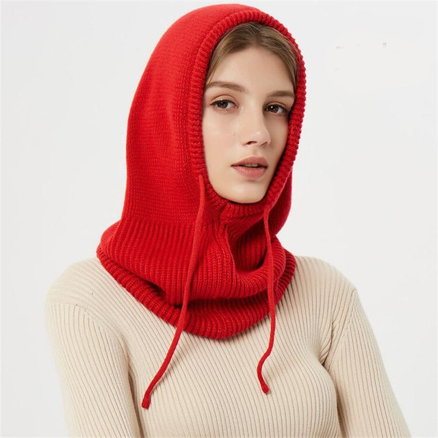 Bonnet d'hiver tricoté avec capuche réglable – Bonnet chaud pour l'automne et l'hiver | Sulvida