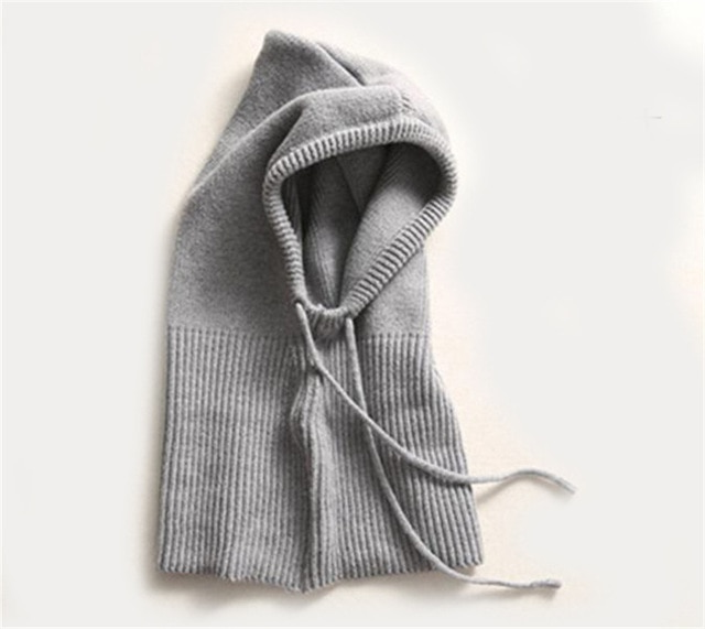 Gebreide Wintermuts met Verstelbare Capuchon – Warme Beanie voor Herfst en Winter | Sulvida