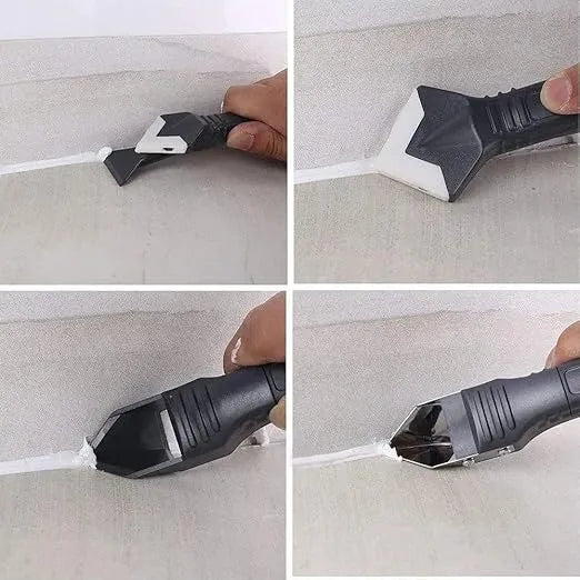 Grattoir à joint 3-en-1 – Outil universel pour lisser, enlever et gratter | Sulvida