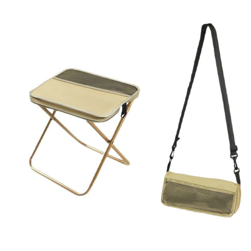 Tabouret de Camp Pliable avec Sac à Dos – Tabouret de Voyage Compact pour Randonnée, Pêche, Camping – Chaise Pliable Portable – Chaise Légère d’Extérieur pour Jardin | Sulvida