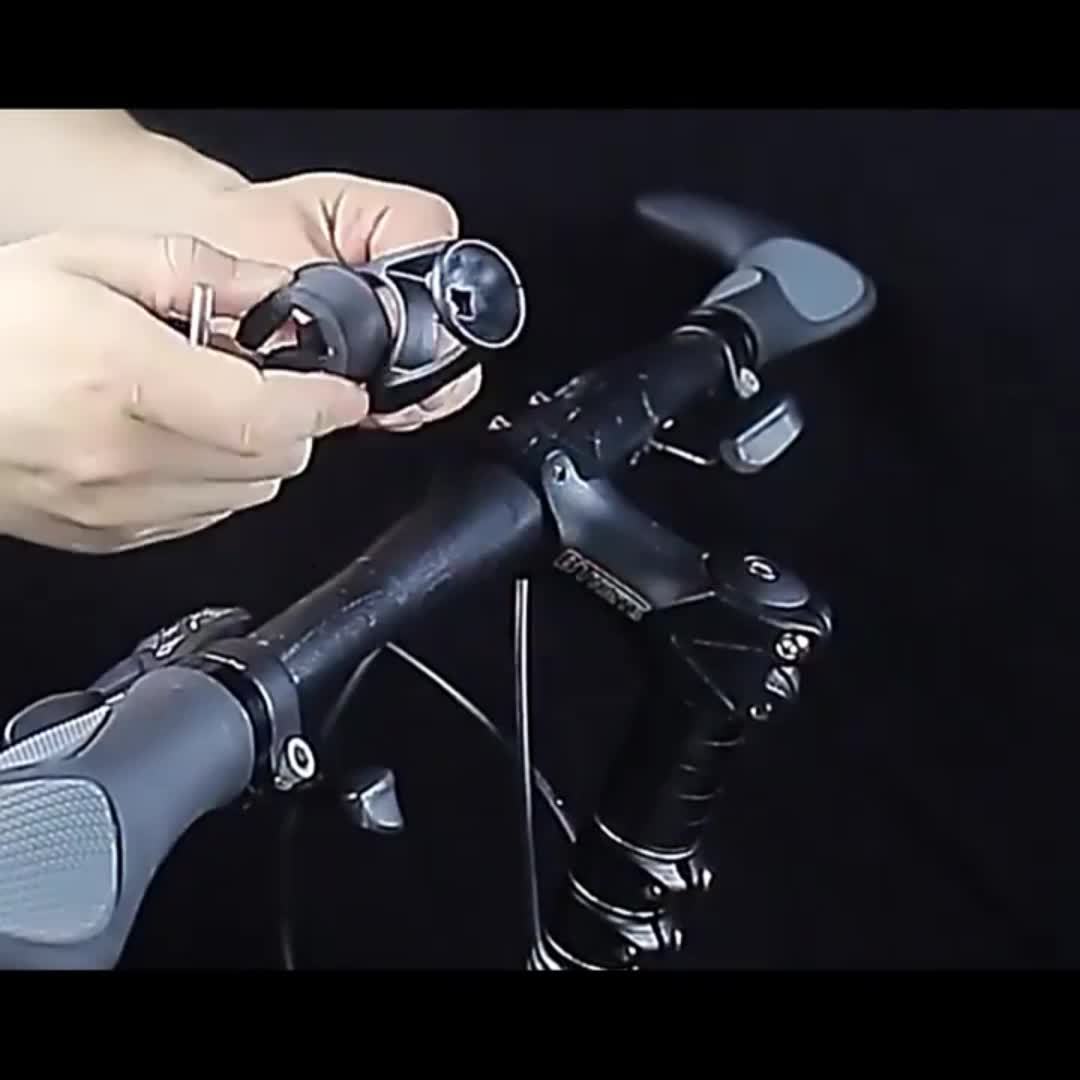 Support de téléphone étanche pour vélo et moto, avec fixation rotative à 360° et housse de protection transparente pour smartphones | Sulvida
