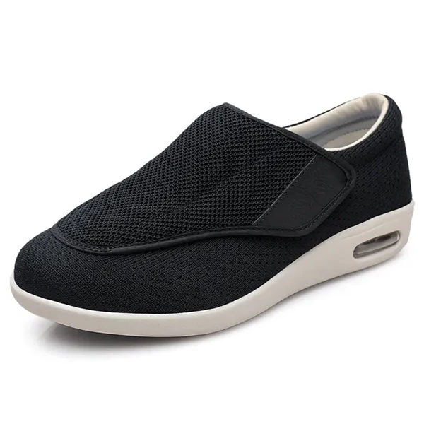 Chaussures pour personnes diabétiques aux pieds gonflés, avec soutien orthopédique et doublure respirante, ajustables et confortables, chaussures de marche pour femmes et hommes | Sulvida