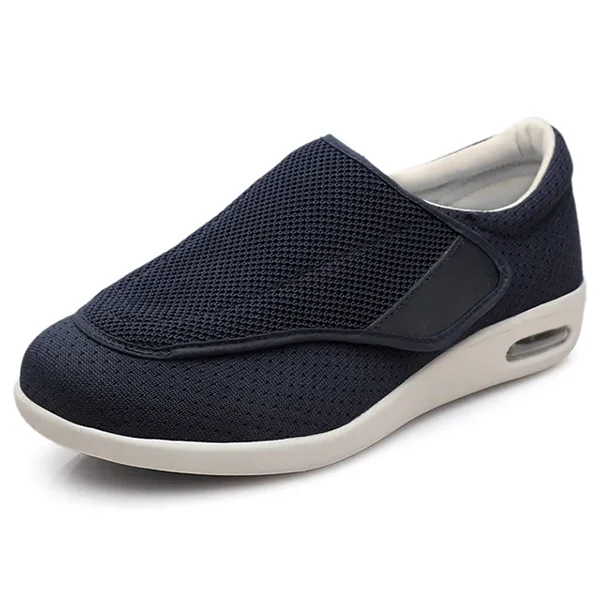 Chaussures pour personnes diabétiques aux pieds gonflés, avec soutien orthopédique et doublure respirante, ajustables et confortables, chaussures de marche pour femmes et hommes | Sulvida