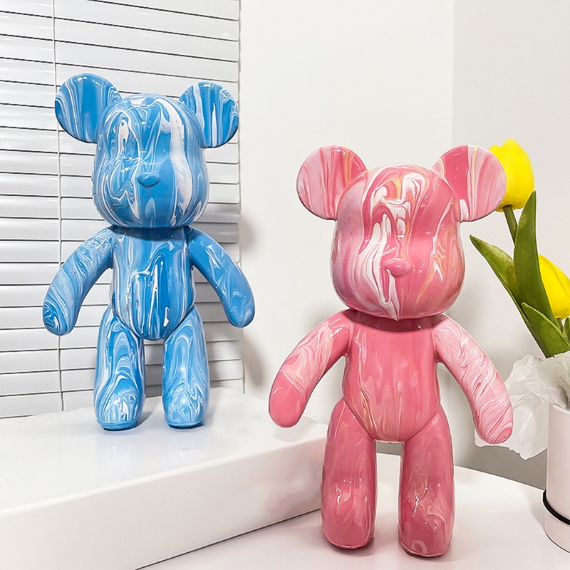 Figurine décorative Teddy avec set de peinture – Ours en peluche en vinyle, projet créatif DIY à peindre pour enfants et adultes, loisirs créatifs et décoration | Sulvida