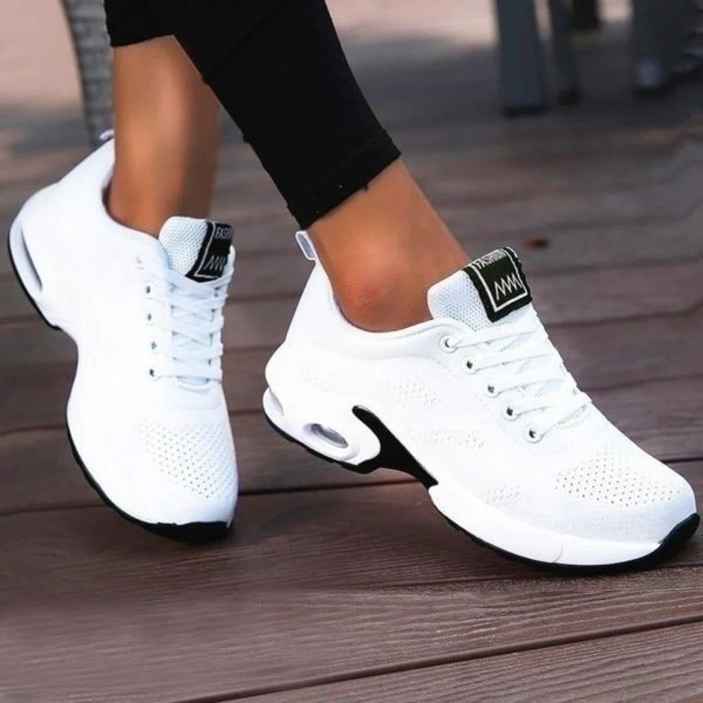 Chaussures de course orthopédiques pour femmes avec semelle renforcée et absorption des chocs pour soulager l’épine calcanéenne ainsi que les douleurs aux pieds et aux genoux | Sulvida
