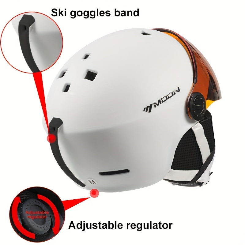 Casque de ski avec ajustement réglable et pièces amovibles – Sécurité pour les sports d'hiver | Sulvida